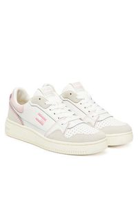 Tommy Jeans Sneakersy Tjw Retro Basket Sneaker EN0EN02818 Écru. Materiał: skóra