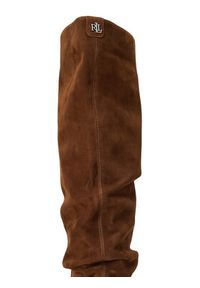 Lauren Ralph Lauren - LAUREN RALPH LAUREN Kozaki 802937807002 Brązowy. Kolor: brązowy. Materiał: zamsz, skóra #4