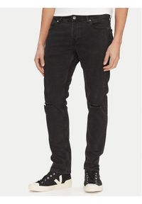 Jack & Jones - Jack&Jones Jeansy Glenn 12269586 Czarny Slim Fit. Kolor: czarny