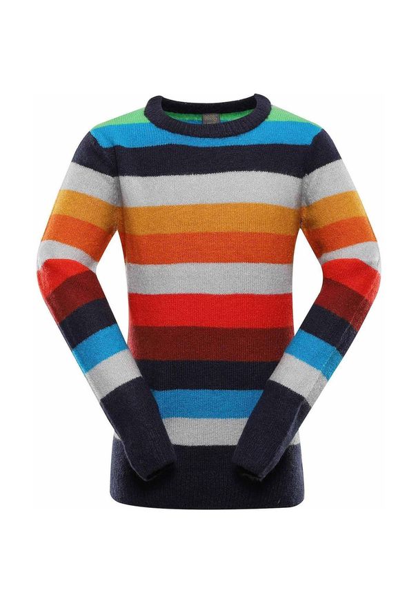 GLENMUIR - Sweter Dziecięcy Nax Moero 116-122 - Miękka Bawełna i Ciepły Fason. Kolor: wielokolorowy. Materiał: bawełna
