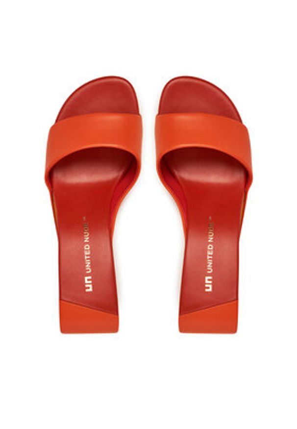 United Nude Klapki Mobius Mid 1000387016 Pomarańczowy. Kolor: pomarańczowy. Materiał: skóra