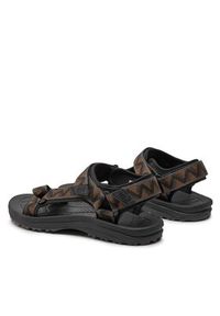 Jack Wolfskin Sandały Wave Breaker 4052011 Brązowy. Kolor: brązowy. Materiał: materiał #4