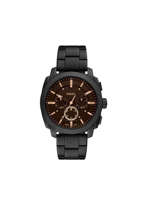 Fossil Zegarek Machine Chronograph FS6097 Czarny. Kolor: czarny