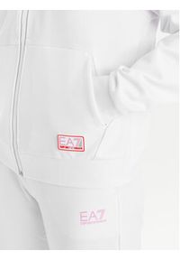 EA7 Emporio Armani Bluza 3DTM19 TJKWZ 1100 Biały Regular Fit. Kolor: biały. Materiał: syntetyk #3