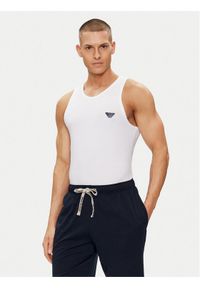 Emporio Armani Underwear Tank top 110828 4R512 00010 Biały Slim Fit. Kolor: biały. Materiał: bawełna