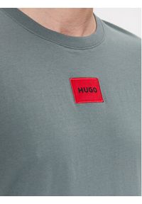Hugo T-Shirt Diragolino212 50447978 Zielony Regular Fit. Kolor: zielony. Materiał: bawełna