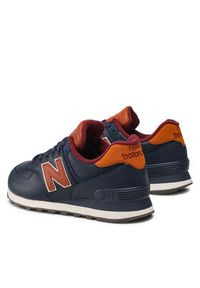 New Balance Sneakersy ML574OMC Granatowy. Kolor: niebieski. Materiał: skóra. Model: New Balance 574 #6