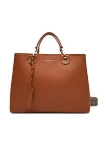 Emporio Armani Torebka EW000360 AF12103 M6030 Brązowy. Kolor: brązowy. Materiał: skórzane #5