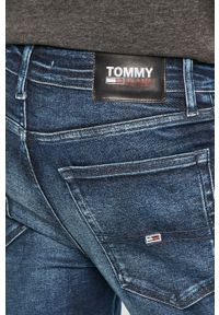 Tommy Jeans - Jeansy Scanton. Kolor: niebieski. Materiał: bawełna, denim, elastan. Wzór: gładki #4