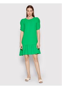 DKNY Sukienka codzienna DD2A3935 Zielony Relaxed Fit. Okazja: na co dzień. Kolor: zielony. Materiał: syntetyk. Typ sukienki: proste. Styl: casual #3