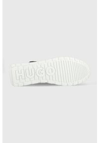 Hugo - HUGO sneakersy Icelin 50471301.402 kolor granatowy. Nosek buta: okrągły. Zapięcie: sznurówki. Kolor: niebieski. Materiał: guma #3