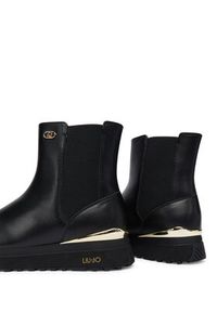 Liu Jo Sztyblety Maxi Wonder 95 BF5001 PX241 Czarny. Kolor: czarny. Materiał: skóra #5