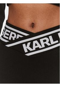 Karl Lagerfeld - KARL LAGERFELD Legginsy 240W1054 Czarny Skinny Fit. Kolor: czarny. Materiał: syntetyk #5