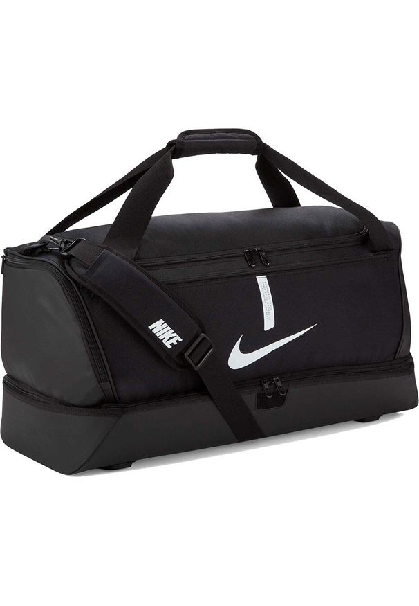 Torba sportowa Nike Academy Team Hardcase usztywnione dno z komorą na buty 59L. Kolor: czarny