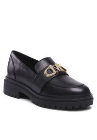 MICHAEL Michael Kors Półbuty Parker Lug Loafer 40F2PKFP1L Czarny. Kolor: czarny. Materiał: skóra