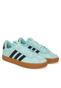 Adidas - adidas Sneakersy VL Court 3.0 JS2057 Turkusowy. Kolor: turkusowy. Materiał: materiał #6