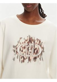 Liu Jo Sport Bluza TA5168 FS090 Écru Regular Fit. Materiał: bawełna. Styl: sportowy #3