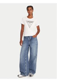 Guess T-Shirt W5BI18 I3Z14 Biały Regular Fit. Kolor: biały. Materiał: bawełna #5