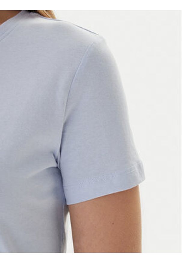 Guess T-Shirt W1YI1B I3Z14 Błękitny Regular Fit. Kolor: niebieski. Materiał: bawełna