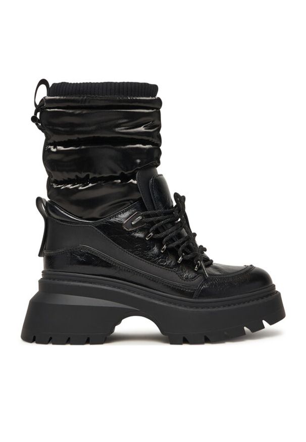 MICHAEL Michael Kors Śniegowce Shiloh 40F5SSFB7L Czarny. Kolor: czarny. Materiał: materiał