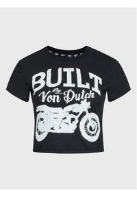 Von Dutch T-Shirt Amanda 6 230 056 Czarny Regular Fit. Kolor: czarny. Materiał: bawełna #1