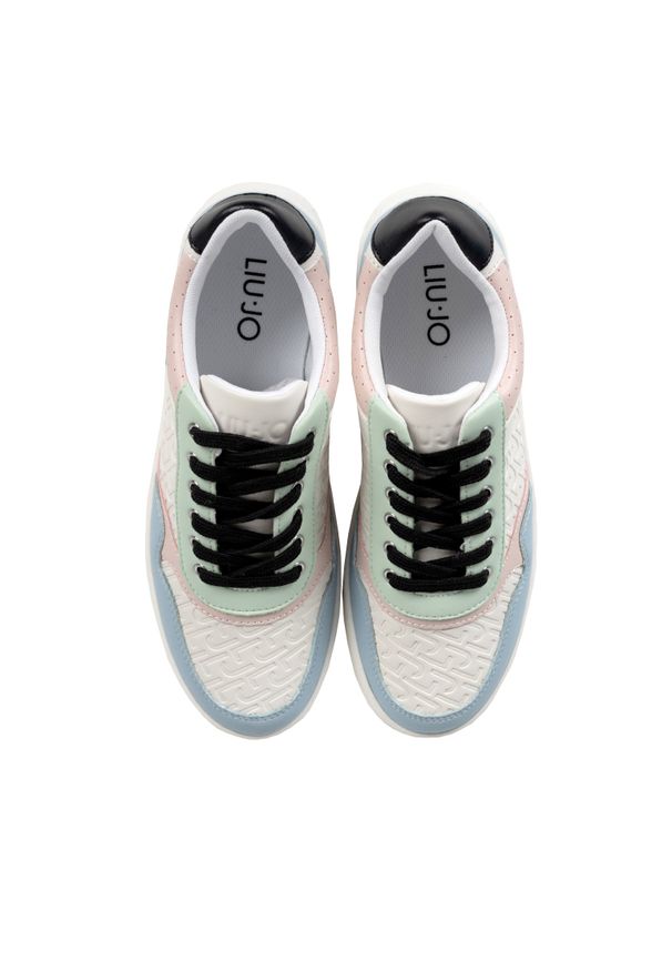 Liu Jo Sneakersy "Alicia 505" | 4A3701EX014 | Kobieta | Biały. Okazja: do pracy, na co dzień, na spacer. Nosek buta: okrągły. Kolor: biały. Materiał: skóra ekologiczna. Sport: turystyka piesza