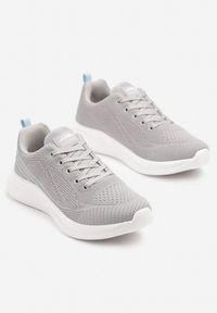 Born2be - Szaro-Niebieskie Buty Sportowe Sneakersy Ombre na Piankowej Podeszwie Arelinas. Okazja: na co dzień. Kolor: szary. Szerokość cholewki: normalna. Sport: fitness