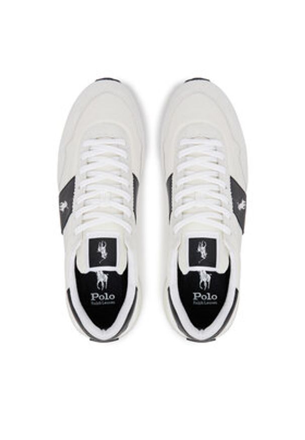 Polo Ralph Lauren Sneakersy 809968176001 Beżowy. Kolor: beżowy. Materiał: zamsz, skóra