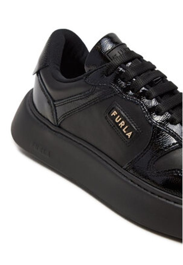 Furla Sneakersy YH60SPT BX3513 O6000 Czarny. Kolor: czarny. Materiał: skóra
