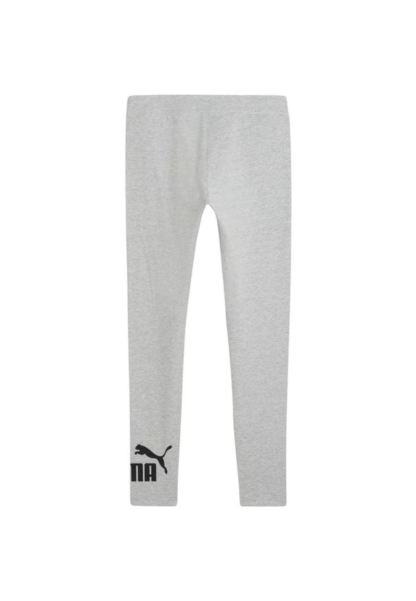 Puma - Legginsy Damskie Logo Essential No.1. Kolor: szary. Sport: turystyka piesza