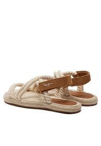 Pepe Jeans Espadryle Sunset Cord PMS90116 Beżowy. Kolor: beżowy