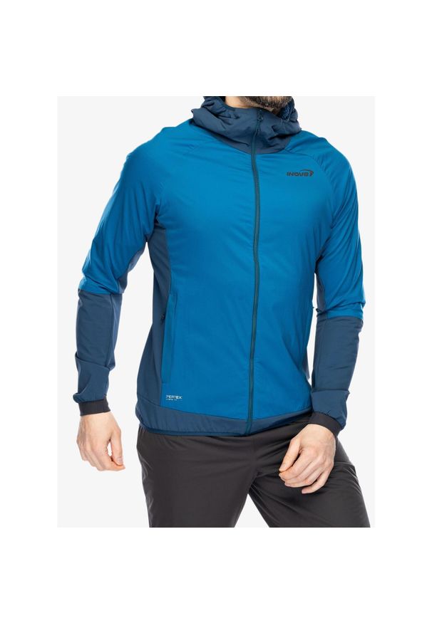 Kurtka ocieplana męska Inov-8 Performance Hybrid Jacket. Kolor: niebieski