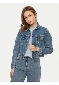 Calvin Klein Jeans Kurtka jeansowa 90's J20J224542 Niebieski Regular Fit. Kolor: niebieski. Materiał: bawełna #6