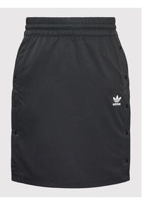 Adidas - adidas Spódnica trapezowa Always Orginal Snap HF2023 Czarny Relaxed Fit. Kolor: czarny. Materiał: syntetyk