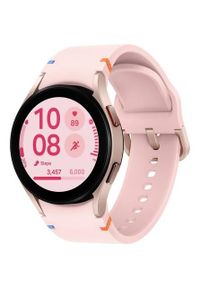 SAMSUNG - Samsung Galaxy Watch FE 40mm różowo-złoty (R861). Kolor: wielokolorowy, różowy, złoty #1