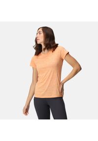 Regatta - Damska koszulka turystyczna z krótkim rękawem Fingal Edition. Kolor: pomarańczowy. Materiał: poliester. Długość rękawa: krótki rękaw. Długość: krótkie. Sport: fitness