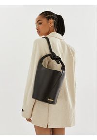 JACQUEMUS Plecak Le Petit Tourni 245BA366-3173 Czarny. Kolor: czarny. Materiał: skóra #4