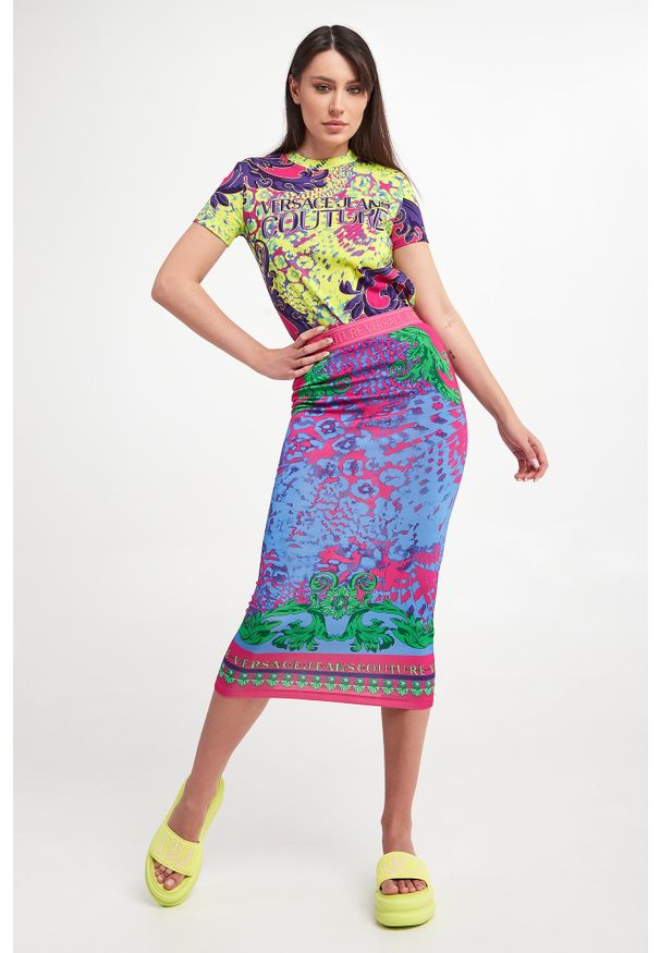 Versace Jeans Couture - T-shirt damski VERSACE JEANS COUTURE
