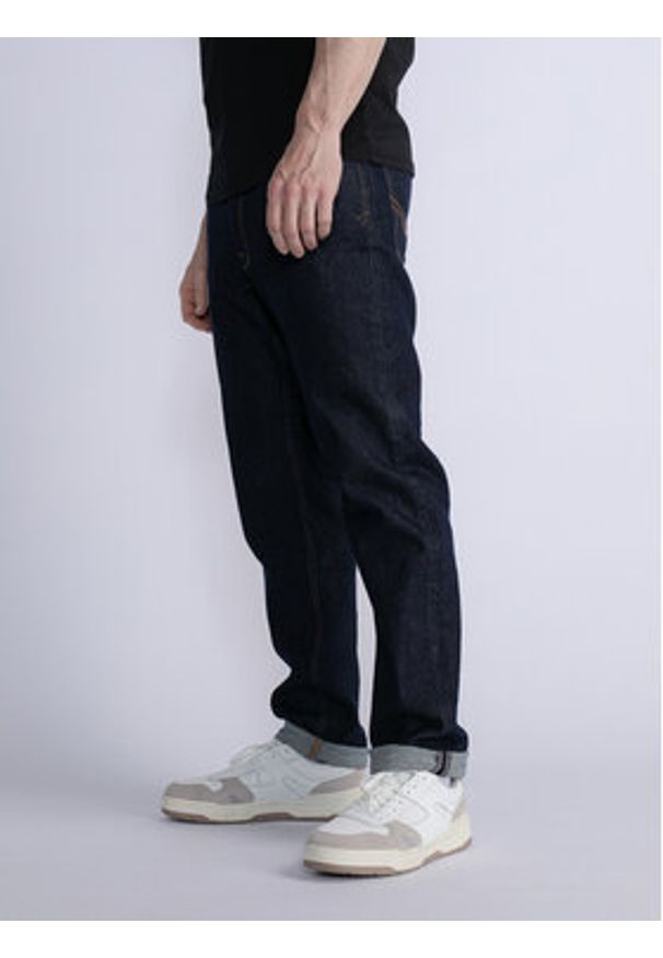 Petrol Industries Jeansy M-3030-DNM005 Granatowy Tapered Fit. Kolor: niebieski