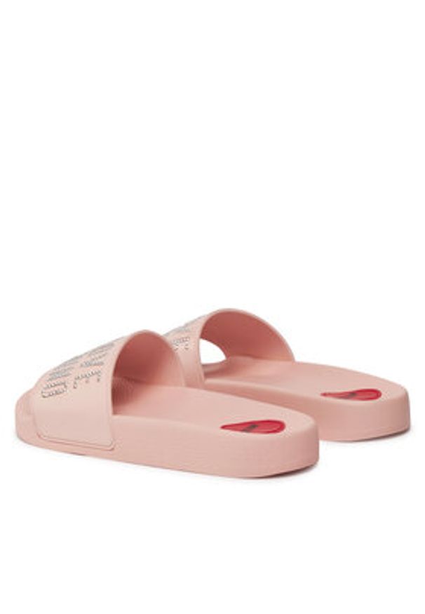 Love Moschino - LOVE MOSCHINO Klapki JA28122G1II13601 Różowy. Kolor: różowy. Materiał: syntetyk