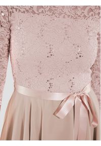 Swing Sukienka koktajlowa 77761210 Różowy Regular Fit. Kolor: różowy. Materiał: syntetyk. Styl: wizytowy #2