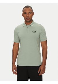 EA7 Emporio Armani Polo 8NPF14 PJVQZ U9024 Zielony Regular Fit. Typ kołnierza: polo. Kolor: zielony. Materiał: bawełna