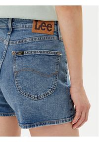 Lee Szorty jeansowe Carol 112363526 Niebieski Regular Fit. Kolor: niebieski. Materiał: bawełna #4