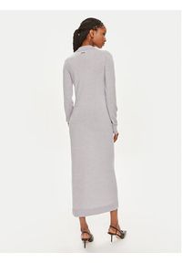 Calvin Klein Sukienka dzianinowa K20K207219 Szary Slim Fit. Kolor: szary. Materiał: wełna #5