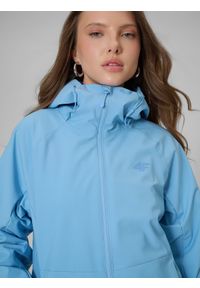 4f - 4F Kurtka przejściowa membrana 5000 damska - niebieska M. Okazja: na co dzień. Kolor: niebieski. Długość rękawa: raglanowy rękaw. Styl: casual #2