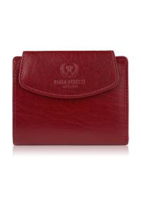 Portfel damski czerwony PAOLO PERUZZI RFID T-12-RD. Kolor: czerwony. Materiał: skóra #1