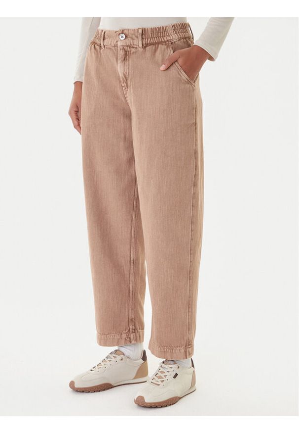 Roxy Jeansy Break My Soul ERJNP03666 Brązowy Regular Fit. Kolor: brązowy