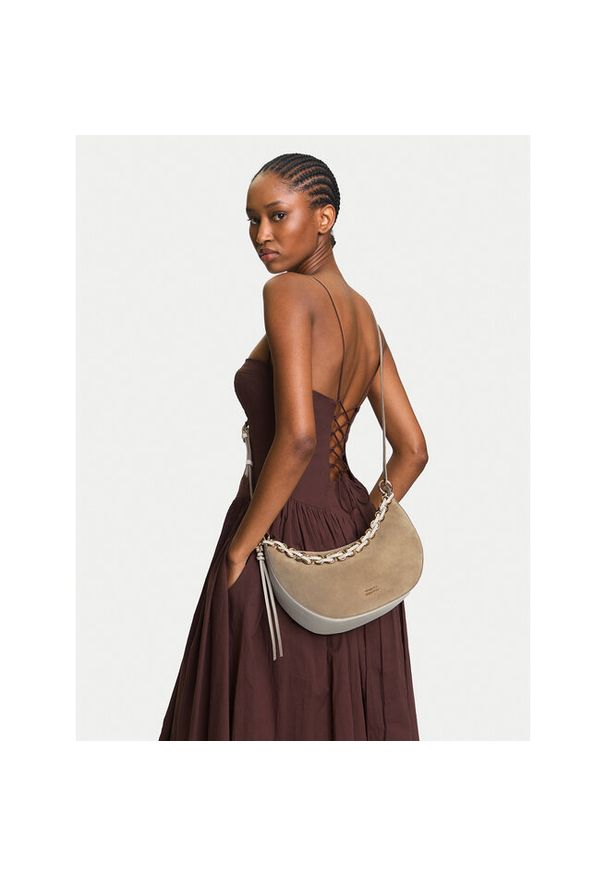 TOMMY HILFIGER - Torebka Tommy Hilfiger. Kolor: beżowy