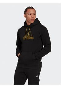 Adidas - adidas Bluza M Fi Wtr HK2159 Czarny Regular Fit. Kolor: czarny. Materiał: syntetyk