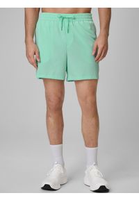 4f - 4F Spodenki plażowe boardshorty męskie - miętowe XXL. Kolor: turkusowy. Materiał: materiał #2